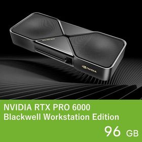 【GPU】 NVIDIA グラフィックボード NVIDIA RTX PRO 6000 Blackwell Workstation Edition【代引き不可】 6501-2710010538810