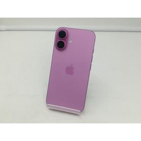 【中古】Apple au 【SIMフリー】 iPhone 16 128GB ピンク MYDT3J/A【札幌】保証期間１ヶ月【ランクB】