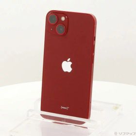 【中古】Apple(アップル) iPhone13 128GB プロダクトレッド MLNF3J／A SIMフリー 【262-ud】