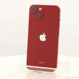 【中古】Apple(アップル) iPhone13 128GB プロダクトレッド MLNF3J／A SIMフリー 【247-ud】