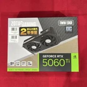 中古 ZOTAC ZT-B50610H-10M (RTX5060Ti 8GB Twin Edge) 5140001425 状態： B:良品