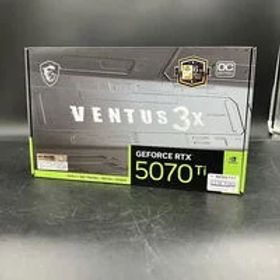 中古 MSI GeForce RTX 5070 Ti 16G VENTUS 3X OC (RTX5070Ti 16G) 176551 状態： B:良品