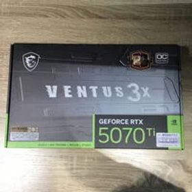 中古 MSI GeForce RTX 5070 Ti 16G VENTUS 3X OC (RTX5070Ti 16G) 176551 状態： A:美品