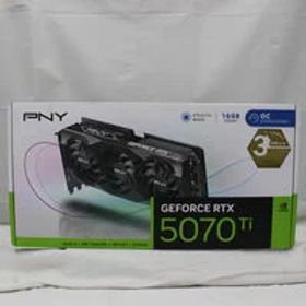 中古 PNY GeForce RTX 5070 Ti 16GB Overclocked Triple Fan VCG5070T16TFXPB1-O 3480039541 状態： B:良品