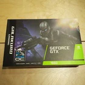中古 玄人志向 GF-GTX1660-E6GB/OC/DF (GTX1660 6G GDR5) 139185 状態： B:良品