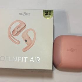 【ケース傷あり・保証書あり】OPENFIT AIR ワイヤレスイヤホン ピンク