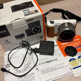 SONY α5000 可愛いカバー付きホワイト