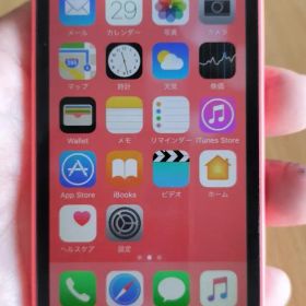 iPhone 5C 16GB ピンク / 初期設定済・音楽・AirDro確認済