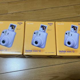 instax mini 12 リラパープル 3台セット値下げ不可