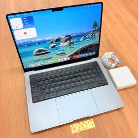 【動作確認済】 MacBook pro 14インチ 2021 Apple M1 MAX 64GB 1TB 動画編集可能 カメラ内蔵 ノートPC SSD搭載 macOSインストール済 【4207】