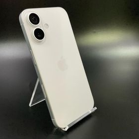 アップル(Apple)の【全額返金保証】【最速発送】Apple iPhone iPhone 16 128GB ホワイト SIMフリー 美品 動作確認済(スマートフォン本体)