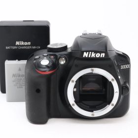AB+ (良品) Nikon ニコン D3300 ボディ ブラック シャッター回数6,252 初期不良返品対応 44-289