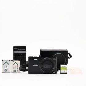 1329＜良品＞ SONY デジタルカメラ Cyber shot WX-300 ブラック DSC WX300 B