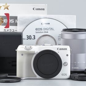 【中古】Canon キヤノン EOS M3 ホワイト ダブルズームキット2
