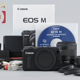 【中古】Canon キヤノン EOS M ダブルレンズキット ブラック