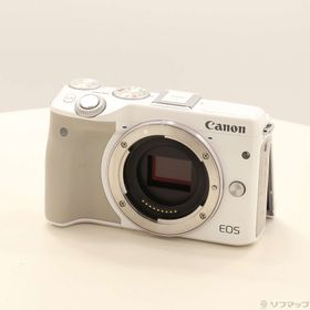 (中古)Canon EOS M3 ボディ WH (2420万画素/SDXC/ホワイト)(258-ud)