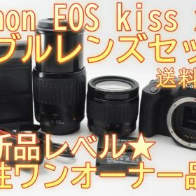 ★新品級⑦★GW直前の大SALE★ Canon EOS Kiss x9 ダブル