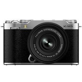【保証開始日未記入】【他店印付/在庫あり】FUJIFILM X-M5 XC15-45mmレンズキット シルバー ミラーレスデジタ