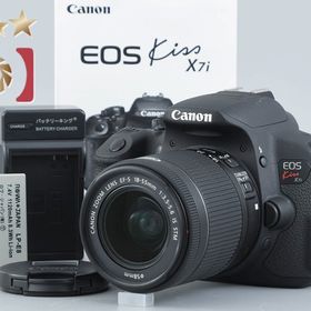 【中古】Canon キヤノン EOS Kiss X7i EF-S 18-55mm IS STM レンズキット シャッター回数僅少