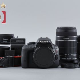 【中古】Canon キヤノン EOS Kiss X7 ダブルズームキット ブラック シャッター回数僅少