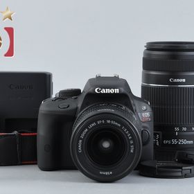 【中古】Canon キヤノン EOS Kiss X7 ダブルズームキット ブラック シャッター回数僅少