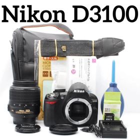 Nikon D3100 3957回 初心者 18-55VR 手ブレ補正 バック付