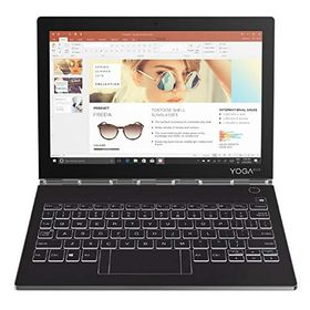 「非常に良い」レノボ ノートパソコン Yoga Book C930 アイアングレー ZA3S0140JP(中古品)