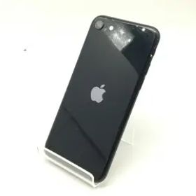 【中古】Apple SoftBank 【SIMフリー】 iPhone SE（第3世代） 64GB ミッドナイト MMYC3J/A【広島】保証期間１ヶ月【ランクC】