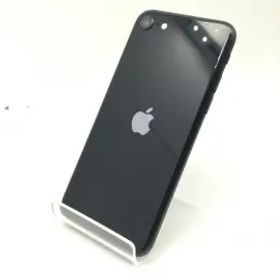 【中古】Apple SoftBank 【SIMフリー】 iPhone SE（第3世代） 64GB ミッドナイト MMYC3J/A【広島】保証期間１ヶ月【ランクC】