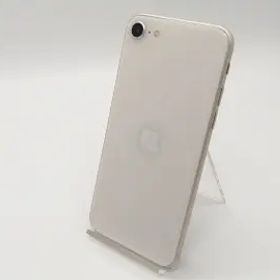 【中古】Apple au 【SIMフリー】 iPhone SE（第3世代） 64GB スターライト MMYD3J/A【小倉駅前】保証期間１ヶ月【ランクC】