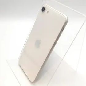 【中古】Apple au 【SIMフリー】 iPhone SE（第3世代） 64GB スターライト MMYD3J/A【高崎モントレー】保証期間１ヶ月【ランクB】