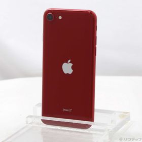 (中古)Apple iPhone SE 第3世代 128GB プロダクトレッド MMYH3J/A SIMフリー(368-ud)