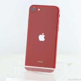 (中古)Apple iPhone SE 第3世代 128GB プロダクトレッド MMYH3J/A SIMフリー(295-ud)