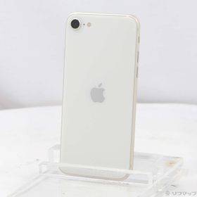 (中古)Apple iPhone SE 第3世代 128GB スターライト MMYG3J/A SIMフリー(348-ud)