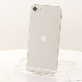 (中古)Apple iPhone SE 第3世代 128GB スターライト MMYG3J/A SIMフリー(276-ud)