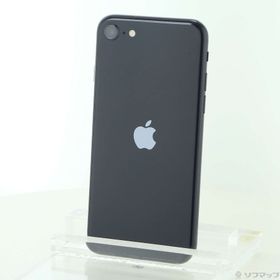 (中古)Apple iPhone SE 第3世代 128GB ミッドナイト MMYF3J/A SIMフリー (ネットワーク利用制限▲)(262-ud)