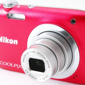 ニコン コンデジ Nikon COOLPIX A100 レッド 中古 新品SDカード付き 届いてすぐに使える コンパクト デジカメ 高画質 動画撮影