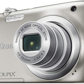 ニコン コンデジ Nikon COOLPIX A100 シルバー 中古 新品SDカード 付き 届いてすぐに使える コンパ クト デジカメ 高画質 動画撮影