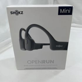 【中古】Shokz OPENRUN mini ブラック ワイヤレス骨伝導イヤホン 2022年[19]