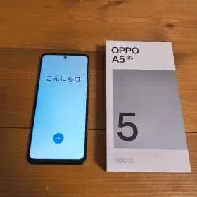 【新品、未使用】OPPO A5 5G グリーン OPG06/SIMフリー 緑