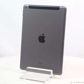 (中古)Apple iPad 第8世代 32GB スペースグレイ MYMH2J/A auロック解除SIMフリー(198-ud)
