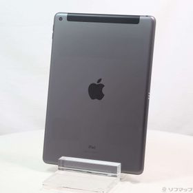 (中古)au iPad 第8世代 128GB スペースグレイ MYML2J/A auロック解除SIMフリー(352-ud)