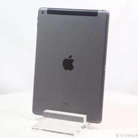 (中古)au iPad 第8世代 128GB スペースグレイ MYML2J/A auロック解除SIMフリー(258-ud)