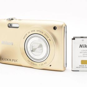 6762 【並品】 Nikon Coolpix S3300 Compact Digital Camera 動作確認済 ニコン コンパクトデジタルカメラ