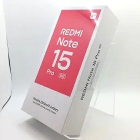 【未使用】Xiaomi 国内版 【SIMフリー】 Redmi Note 15 Pro 5G ブラック 8GB 256GB【熊本】保証期間３ヶ月