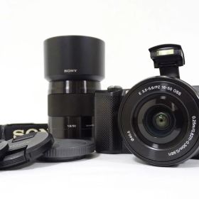 SONY α5000 16-50mm 50mm f1.8 ダブルレンズセット