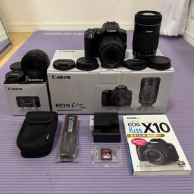 【美品】Canon❤️EOS Kiss X10 ダブルズームキット