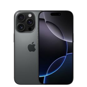 アップル(Apple)のiPhone16 Pro 128GB ブラックチタニウム ブラック(スマートフォン本体)