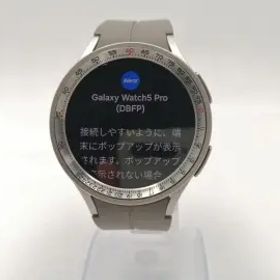 【中古】SAMSUNG Galaxy Watch5 Pro SM-R920NZTAXJP グレーチタニウム【ECセンター】保証期間１ヶ月【ランクB】