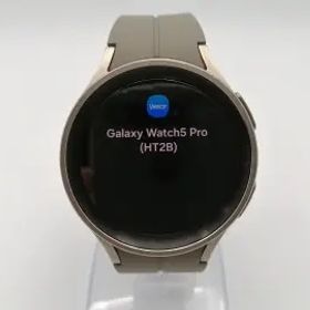【中古】SAMSUNG Galaxy Watch5 Pro SM-R920NZTAXJP グレーチタニウム【ECセンター】保証期間１ヶ月【ランクB】